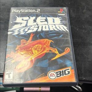 Sony PlayStation 2 Sled Storm - Blue and Orange